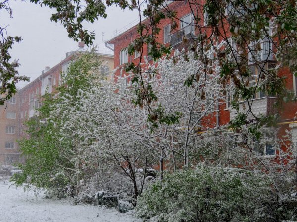 Снегопад в Кемерово