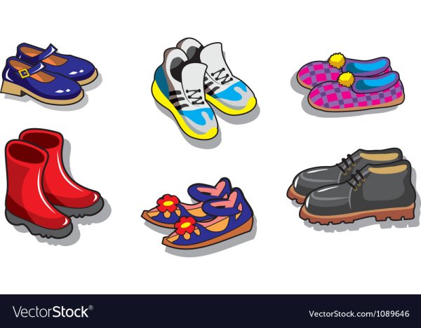 Обувь иллюстрации для детей
