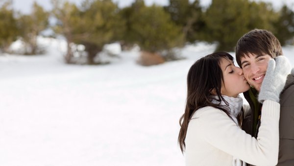 Влюбленные зимой