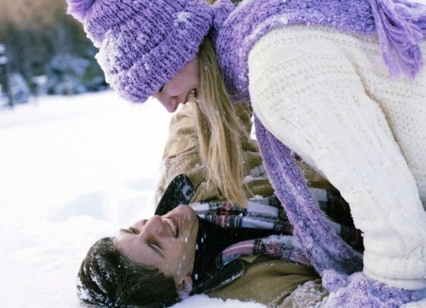 Поцелуй снег