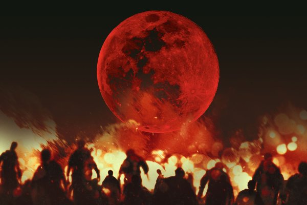 Лунное затмение Кровавая Луна