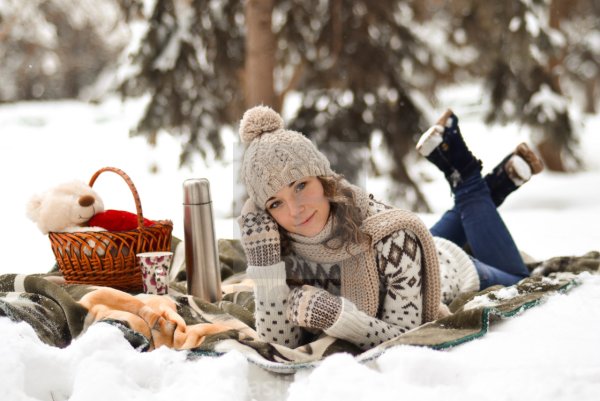 Зимний пикник фотосессия