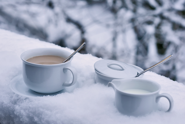 Снежное утро