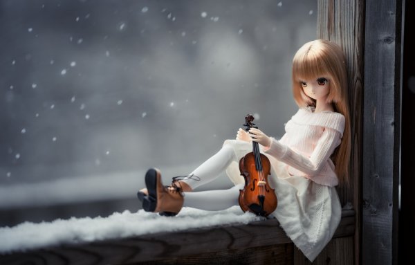Кукла скрипачка