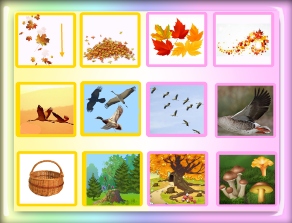 Приметы осени для дошкольников