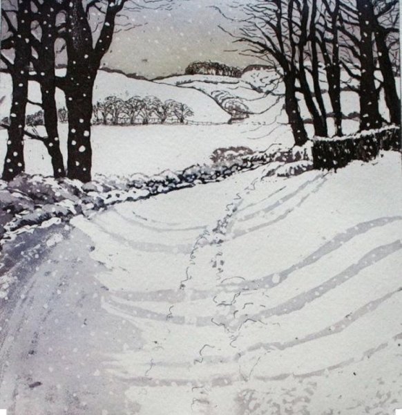 Вяземский первый снег иллюстрация