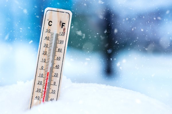 Русская зима на термометре