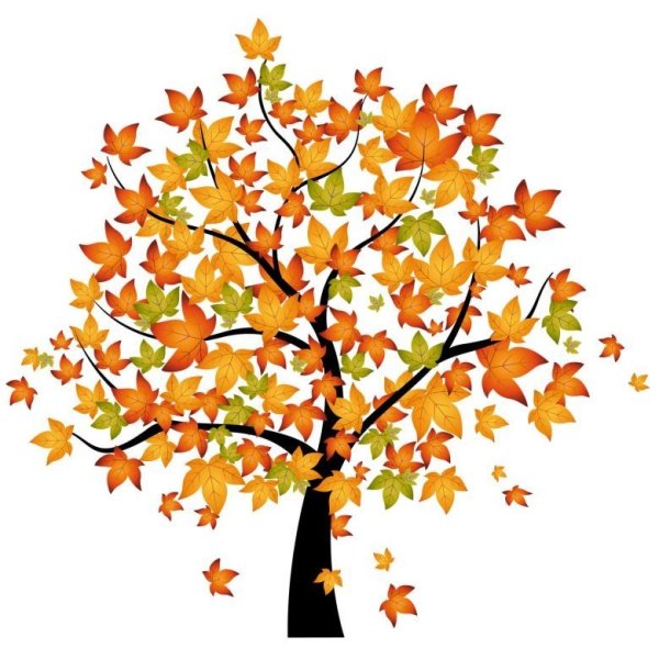 Осеннее дерево для детей