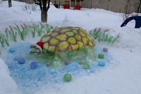 Поделки из снега