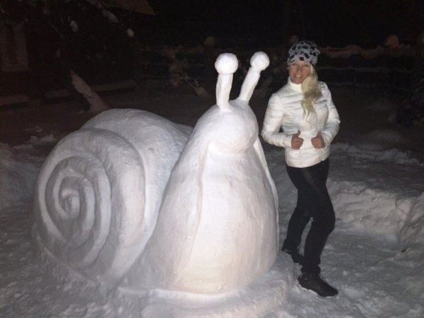 Фигуры из снега не сложные