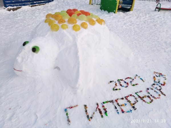 Конструирование из снега