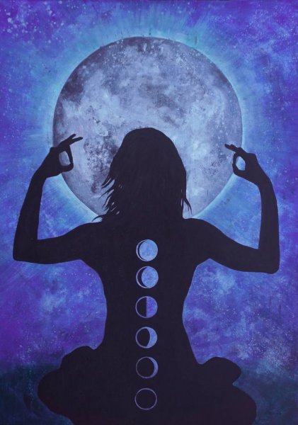 Луна медитация