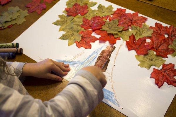 Мастер класс осенний лист