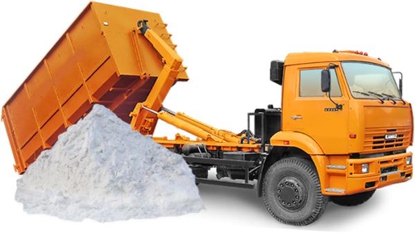 Вывоз снега баннер