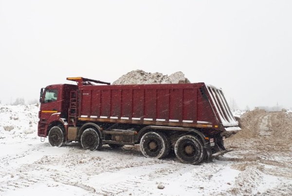 Вывоз снега HOWO 20 куб