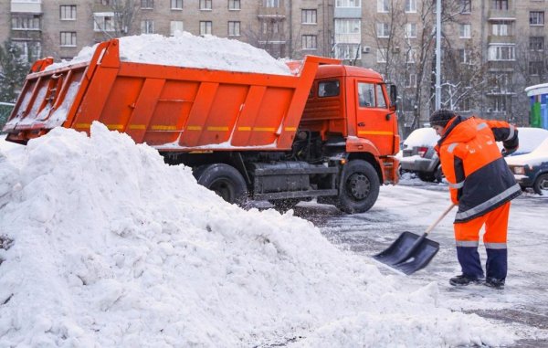 Вывоз снега КАМАЗ