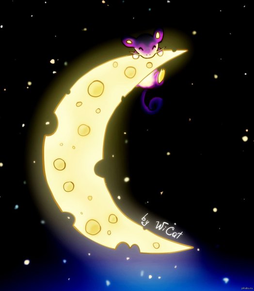 Сказочное изменение облика Луны