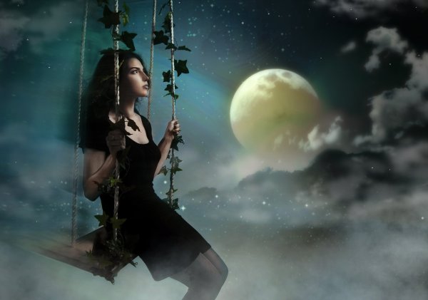 Полнолуние девушка