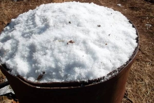 Тазик для снега