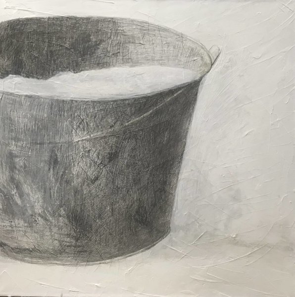 Сказочное ведерко со снегом