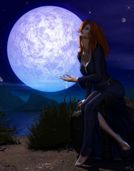 Ночь Луна ведьма