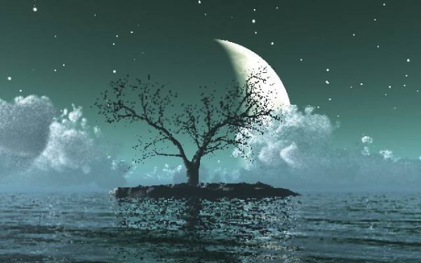 Серебристая Луна