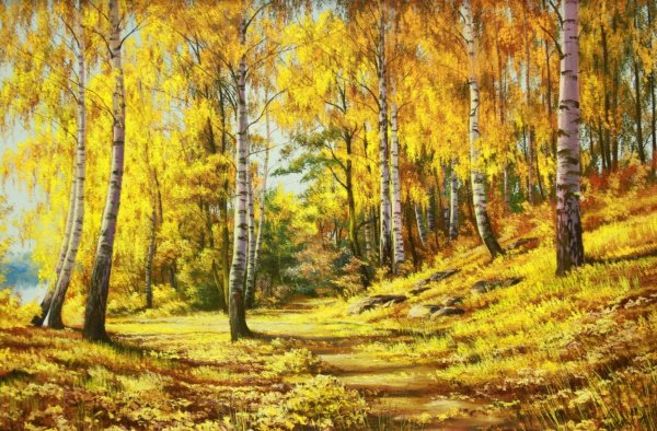Художник Александр Былич лес