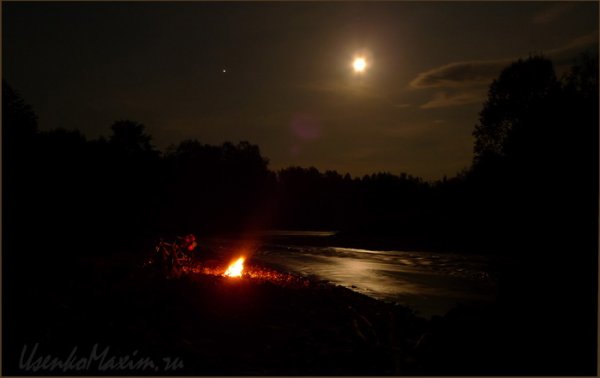 Костер вдали