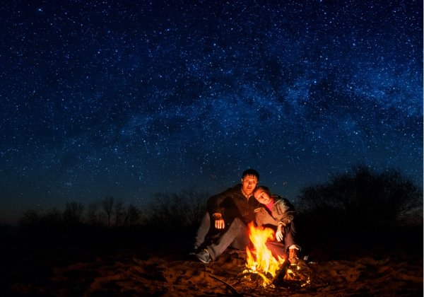 Сидя у костра