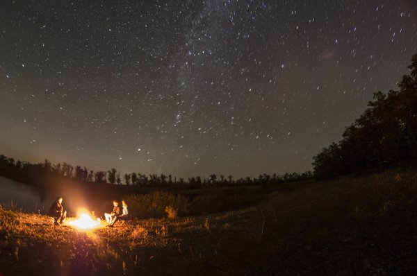 Ночное небо в деревне