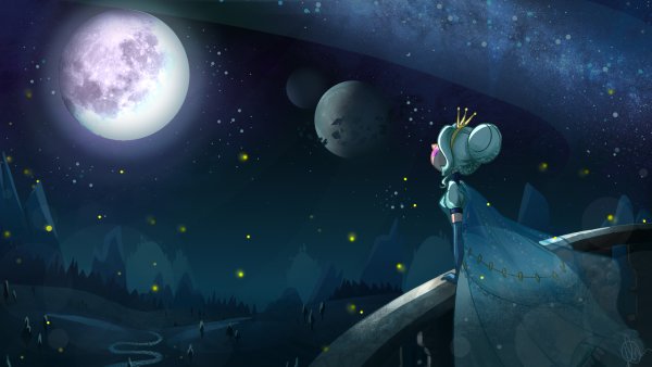 Луна мультик