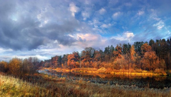 Осень вечереет