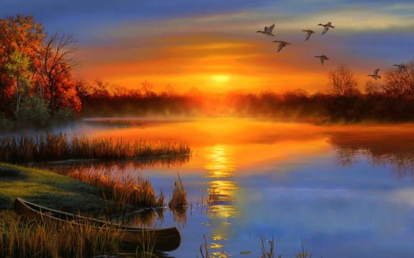 Даррелл Буш осенний закат