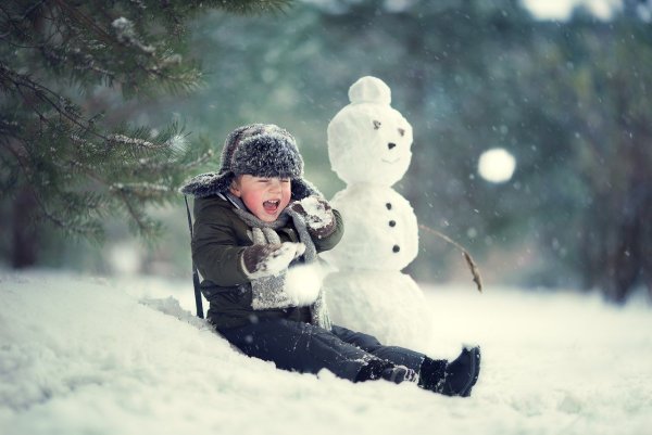 Снеговик для детей