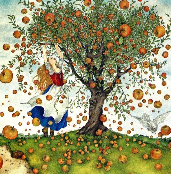 Сказочное дерево с плодами