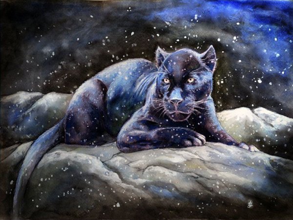 Батик пантера