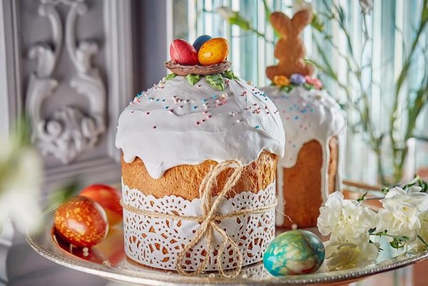Интересные куличи на Пасху