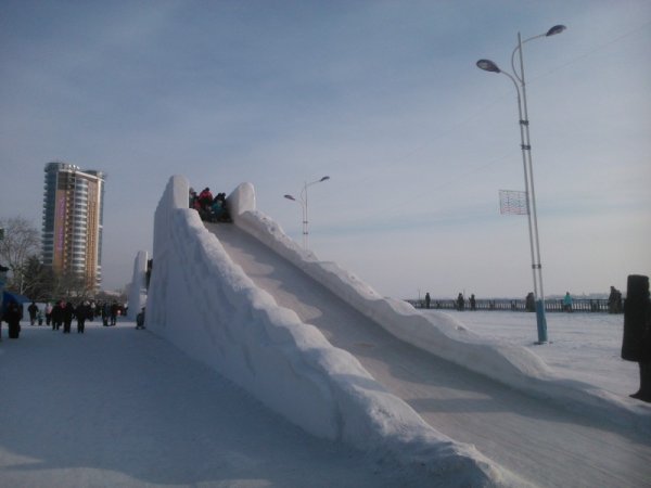 Горка Снежная в Воркуте