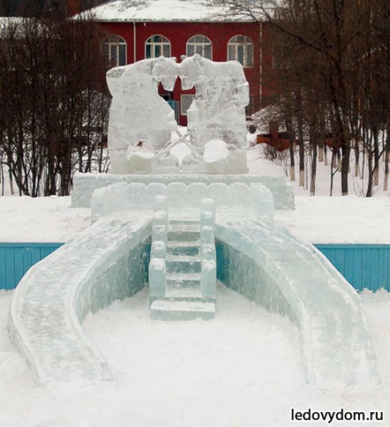 Ледяные горки для детей