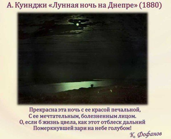 Архип Иванович Куинджи Лунная ночь на Днепре