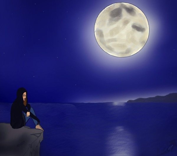 Луна одиночество