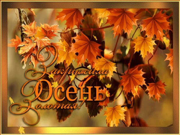 Закружила осень Золотая