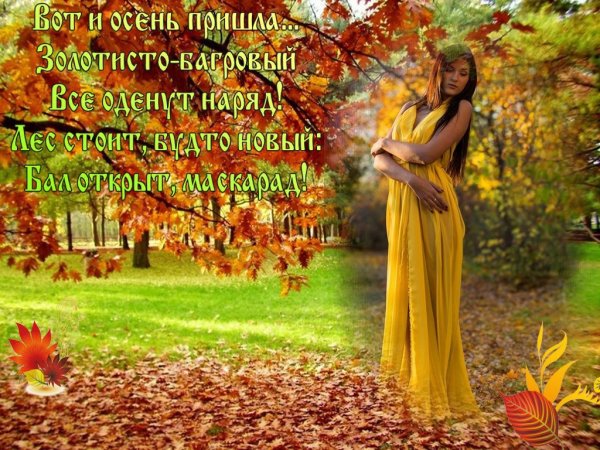 Вот и осень пришла