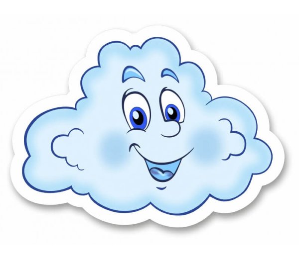 Тучки для украшения группы детского сада