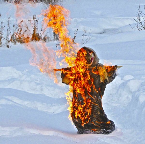 Масленица огонь