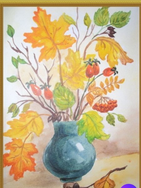 Раскраска Букет из листьев клёна, скачать и распечатать раскраску раздела Листья