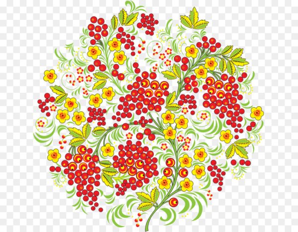 Русский цветочный орнамент