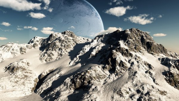 Поверхность горы