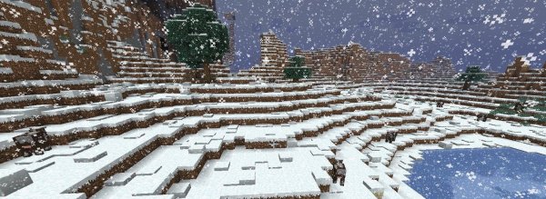 Майнкрафт 1.2.2 снежный биом