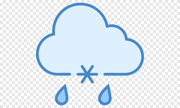 Облако со снежинками